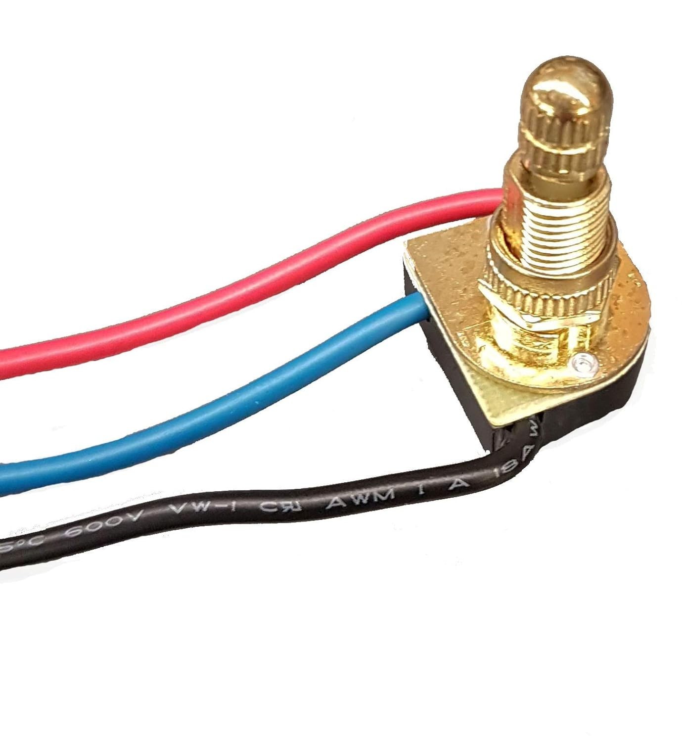 3-Way, 4 Position, 2 Circuit Rotary Switch with Removable Knob