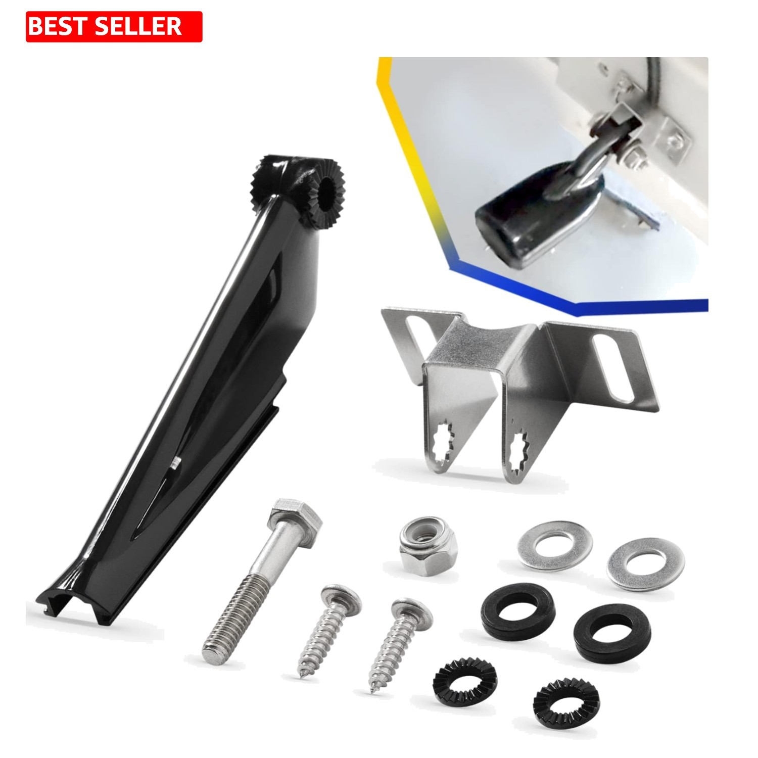Durable Marine-Grade Skimmer Transducer Mount - Effortless Installation at Sea