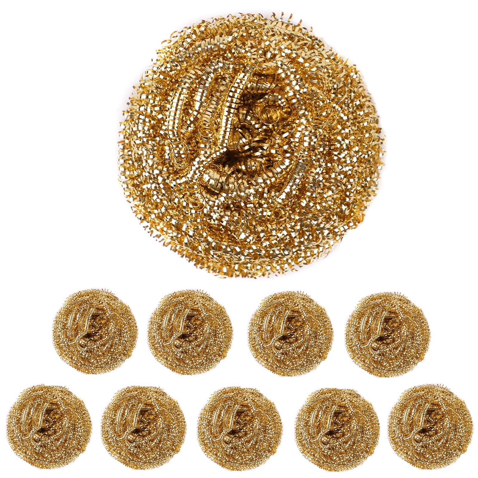 Oualhoo 10 Pack Soldering Iron Tip Cleaner, Solder Tip Cleaning Brass Wire fo...
