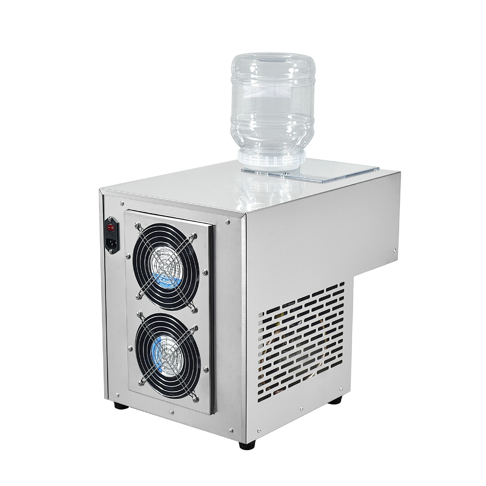 USA Automatic Snowflake Ice Machine Shaved Ice 275lbs/Day with Rotatable Base