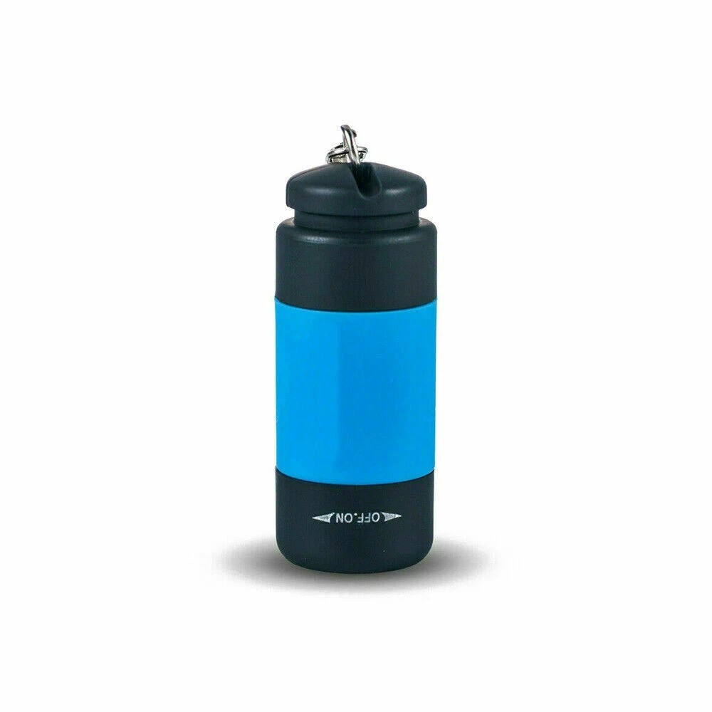 Mini USB Rechargeable LED Flashlight Pocket Torch Keychain Camping Lamp