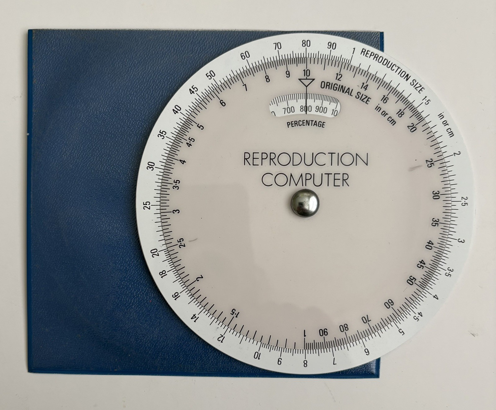 Vintage Blundell Harling Reproduction Computer Proportion Scale Wheel