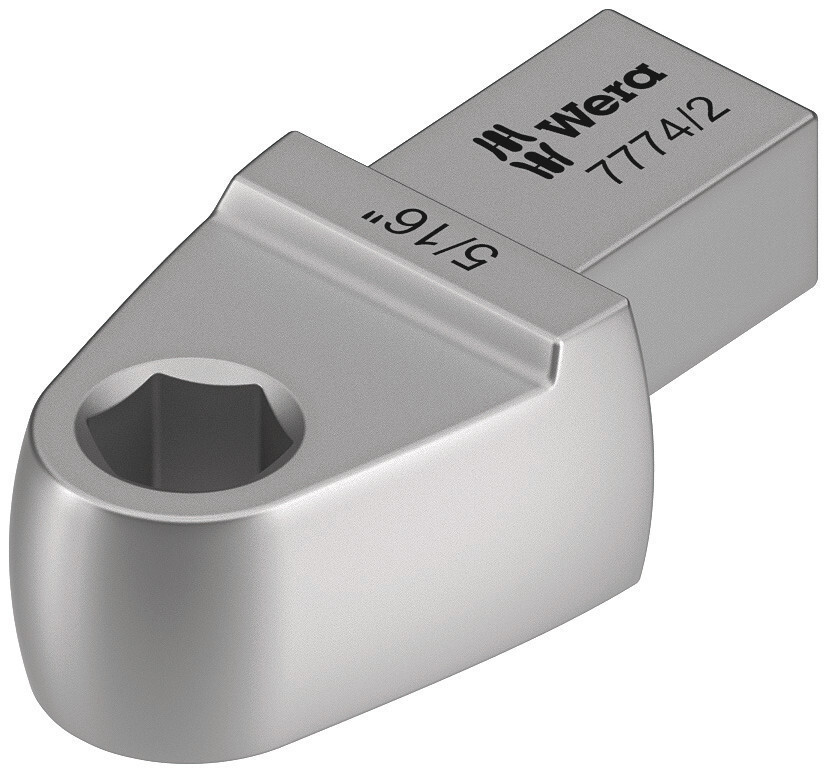 Wera 078641, 7774/2 Bit Adapter Insert, 5/16", 9x12 mm, 9x12 x 5/16" x 42 mm