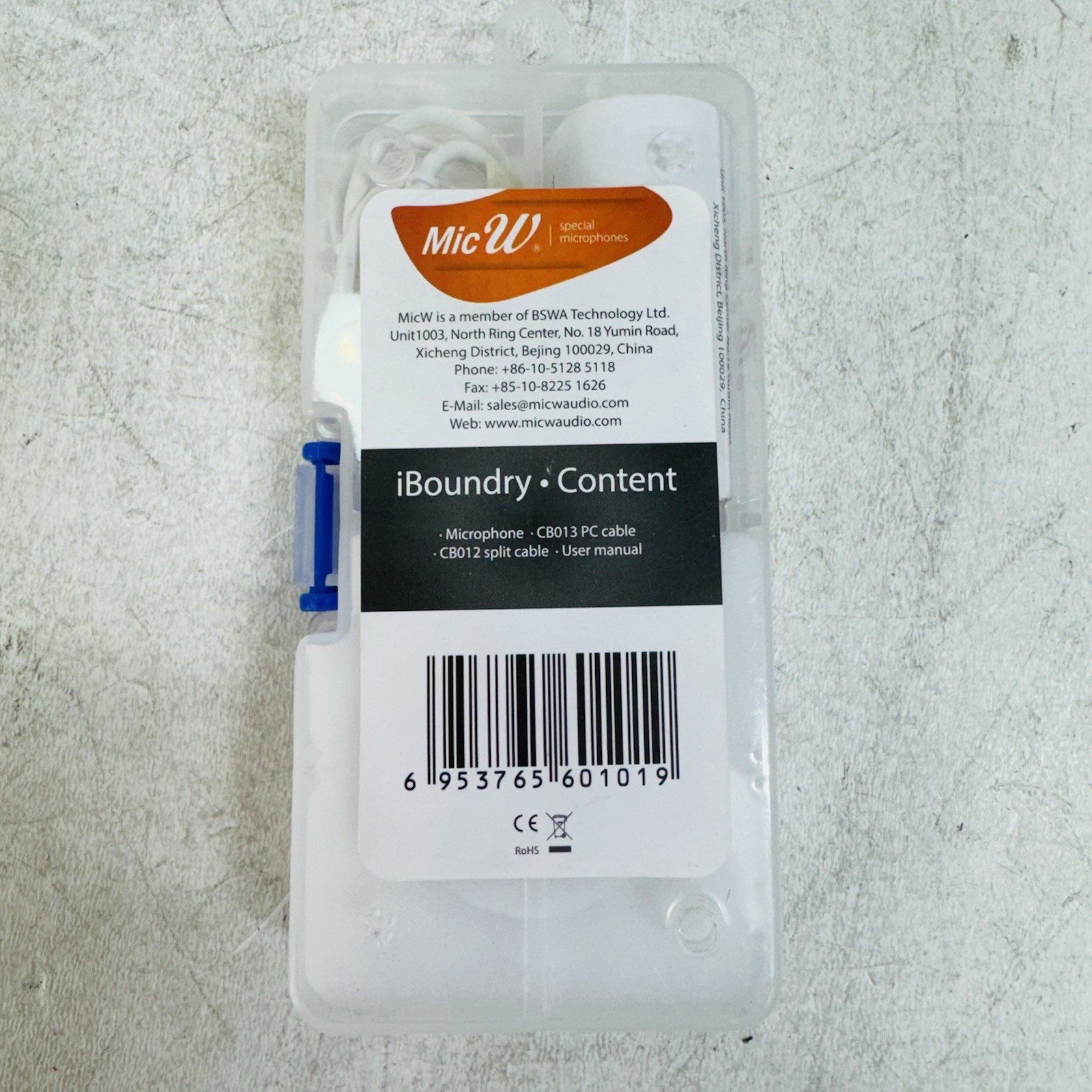 MicW iBoundary Condenser Microphone with Accessory Kit