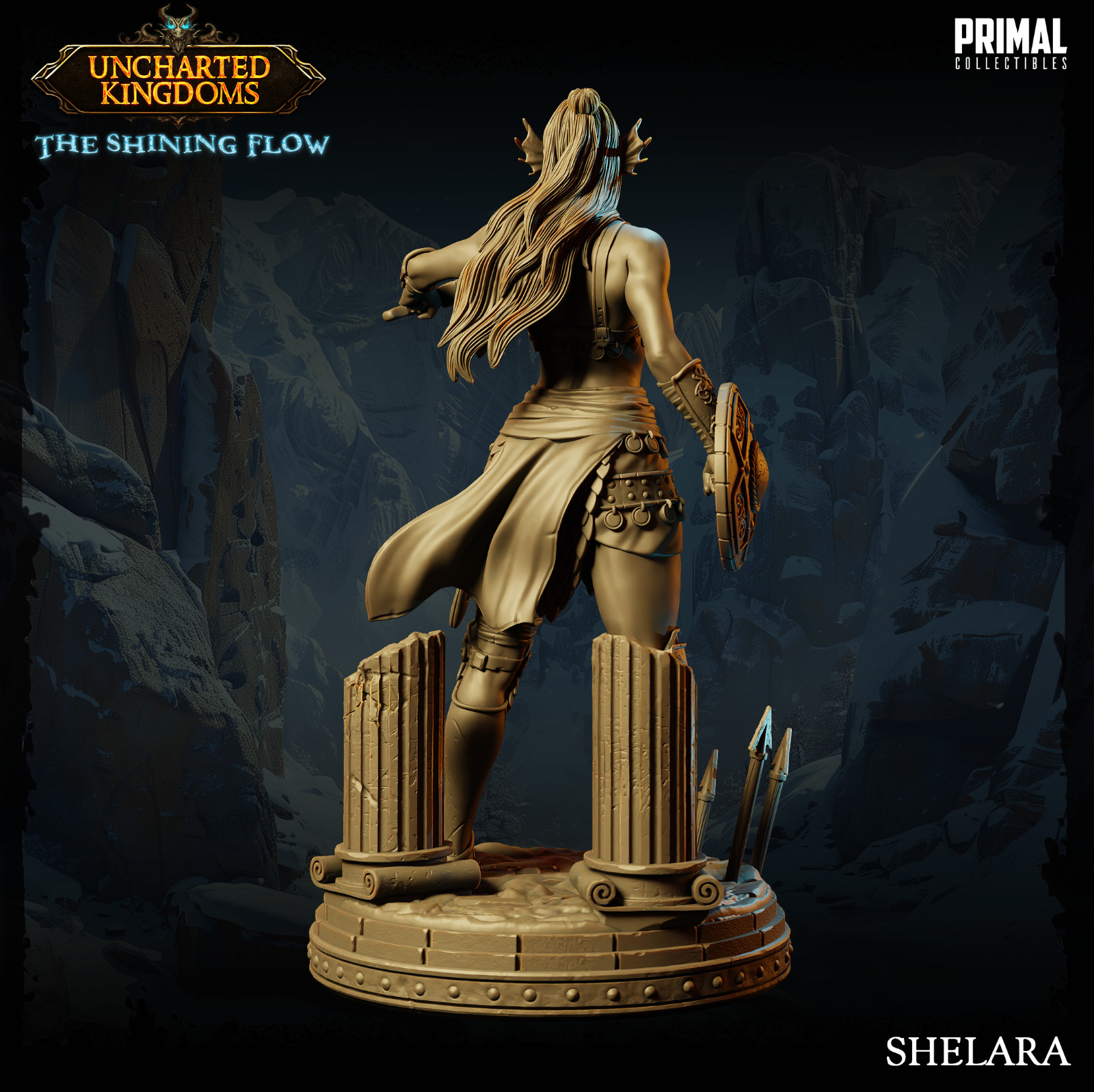 Primal Collectibles Dragonlance Gladiator Kiiri Mini 32mm