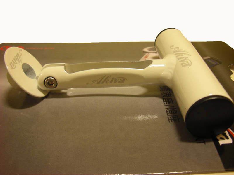 BICYCLE BIKE SPACE GRIP COMPUTER LIGHT ADAPTER WHITE TW