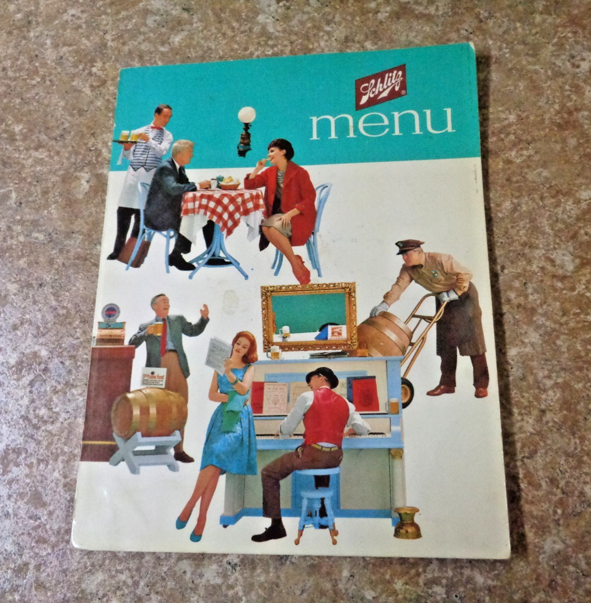 Schlitz Beer Menu Cover