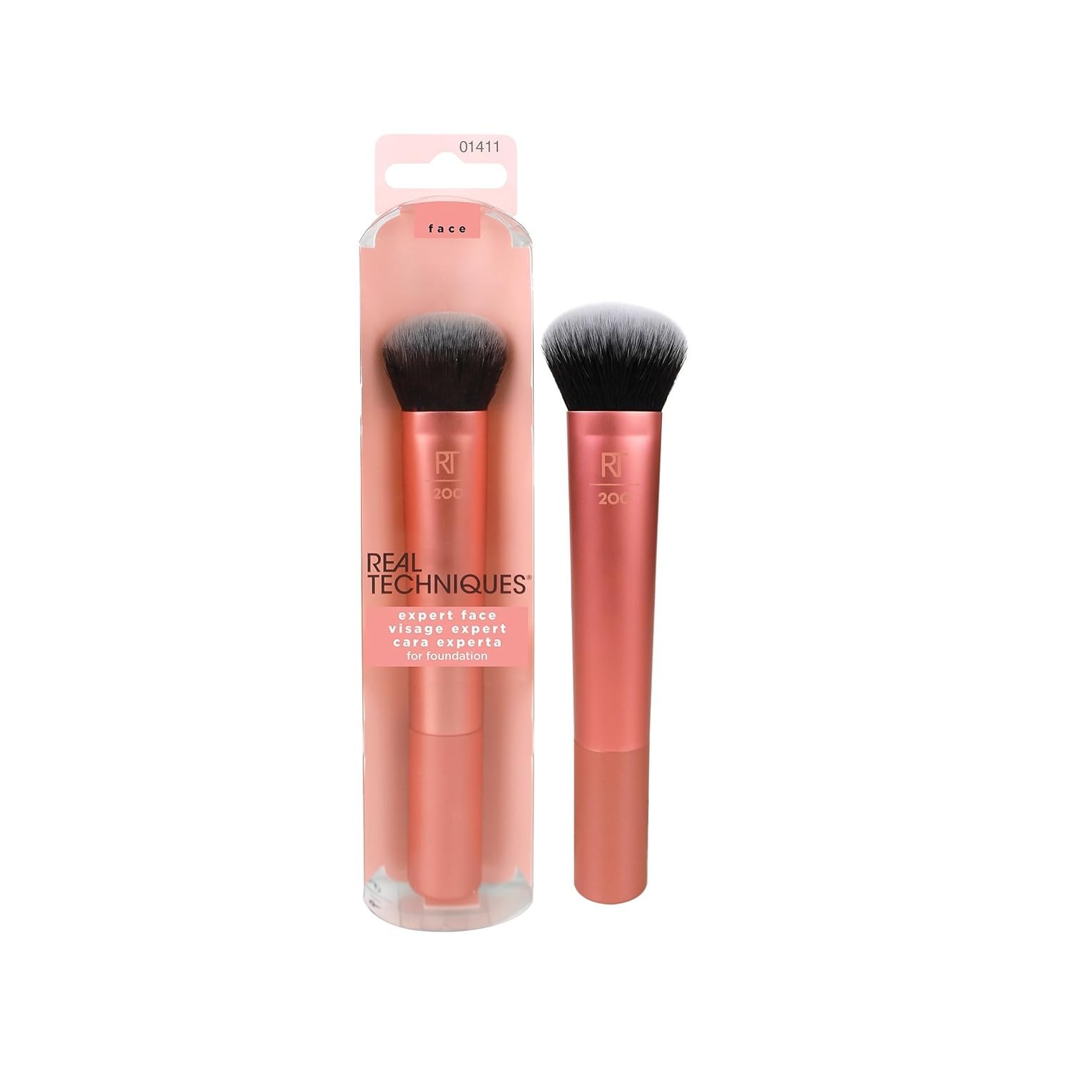 Expert Face Professional Foundation Makeup Brush in Orange