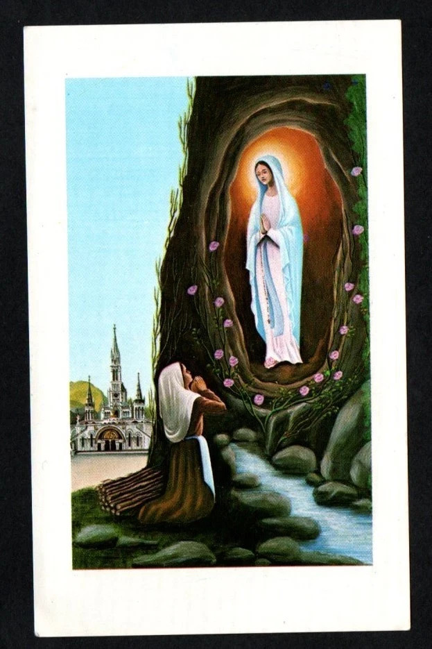 Holy card de la Virgin santino image pieuses estampa