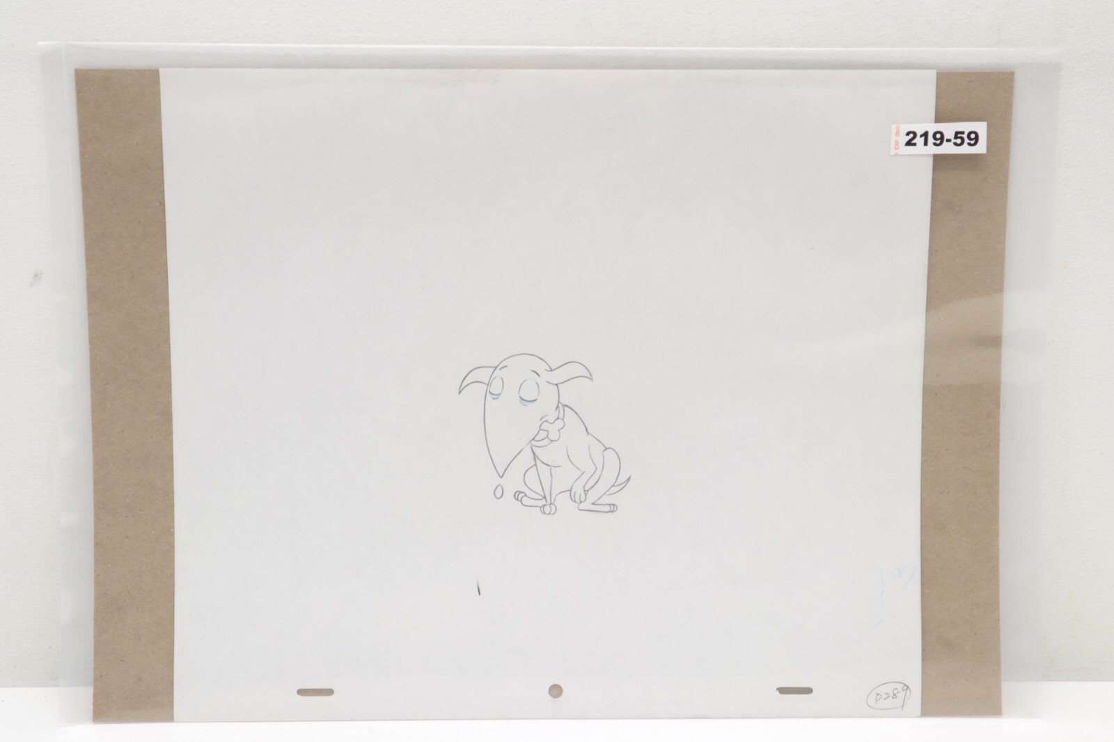 Family Dog Hand Drawn Animation Production Drawing Sketch Art (219-59)