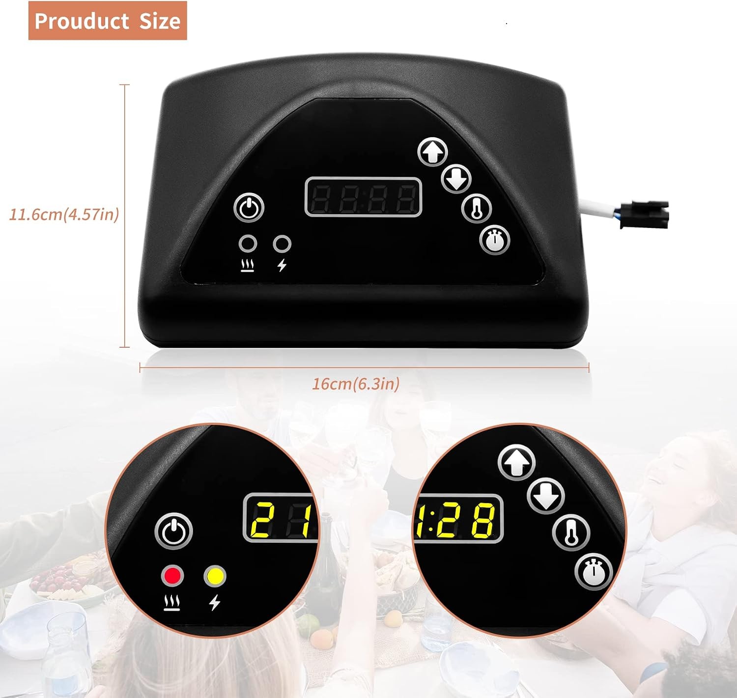 Digital Control Panel, Masterbuilt Replacement Parts, Compatible with Masterbuil