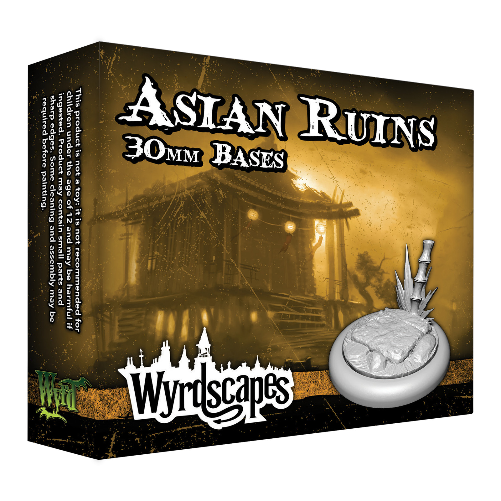 Wyrd Wyrdscapes - Asian Ruins 30mm Bases
