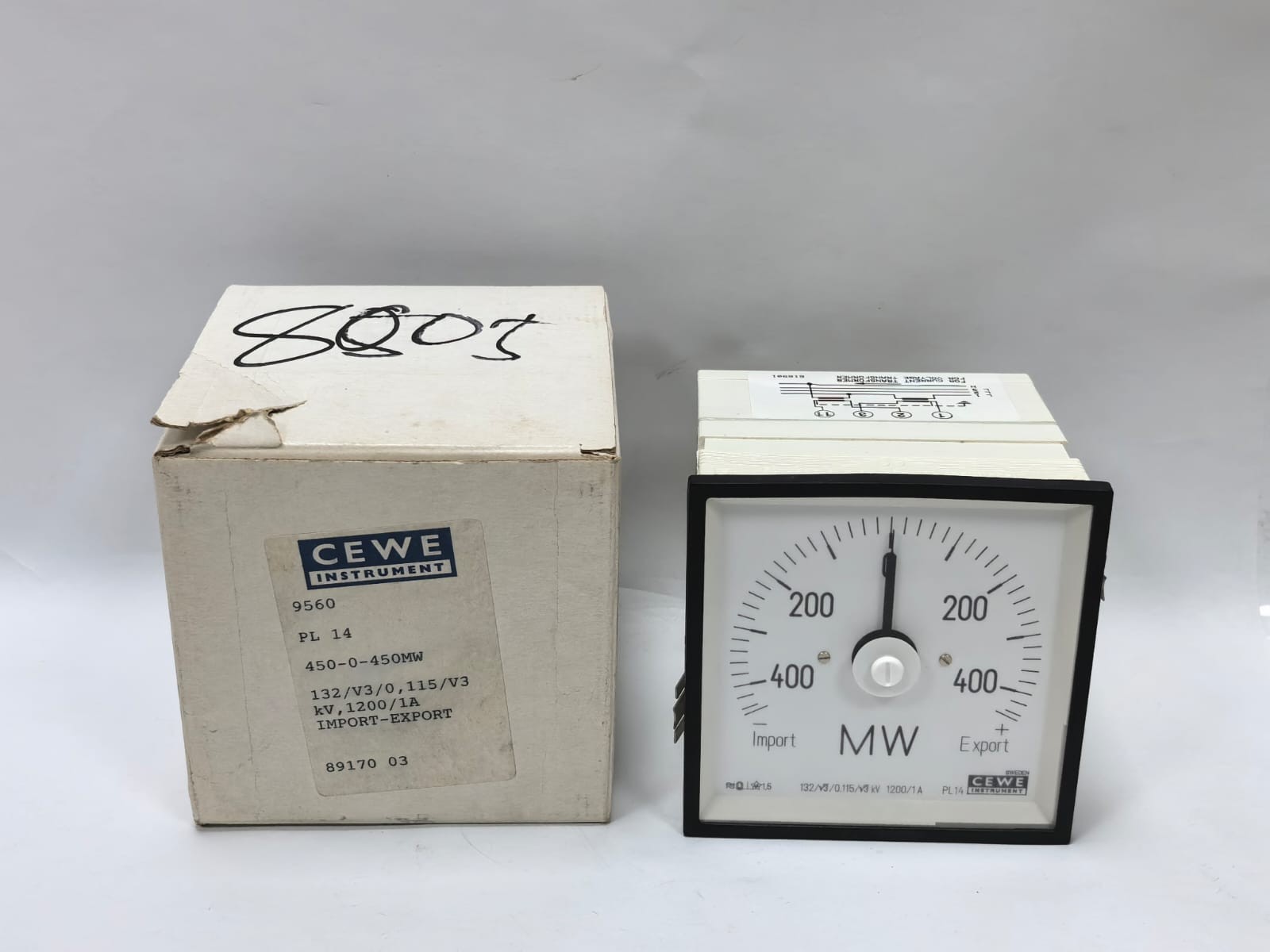 CEWE INSTRUMENT PL 14 PANEL METER 9560 450-0-450MW