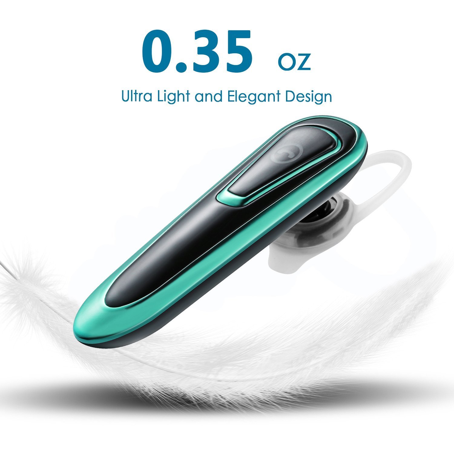 [New] Bluetooth Headset, Sunay V4.1 Mini Wireless Bluetooth Earpiece In-ear