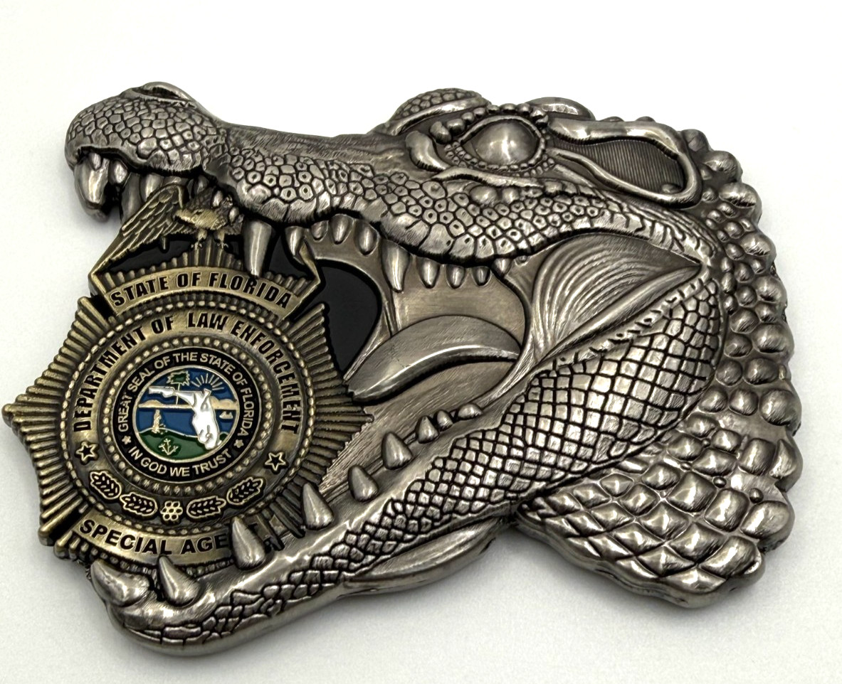 G32 FDLE Protective Services Division Alligator Police Florida Challenge Coin