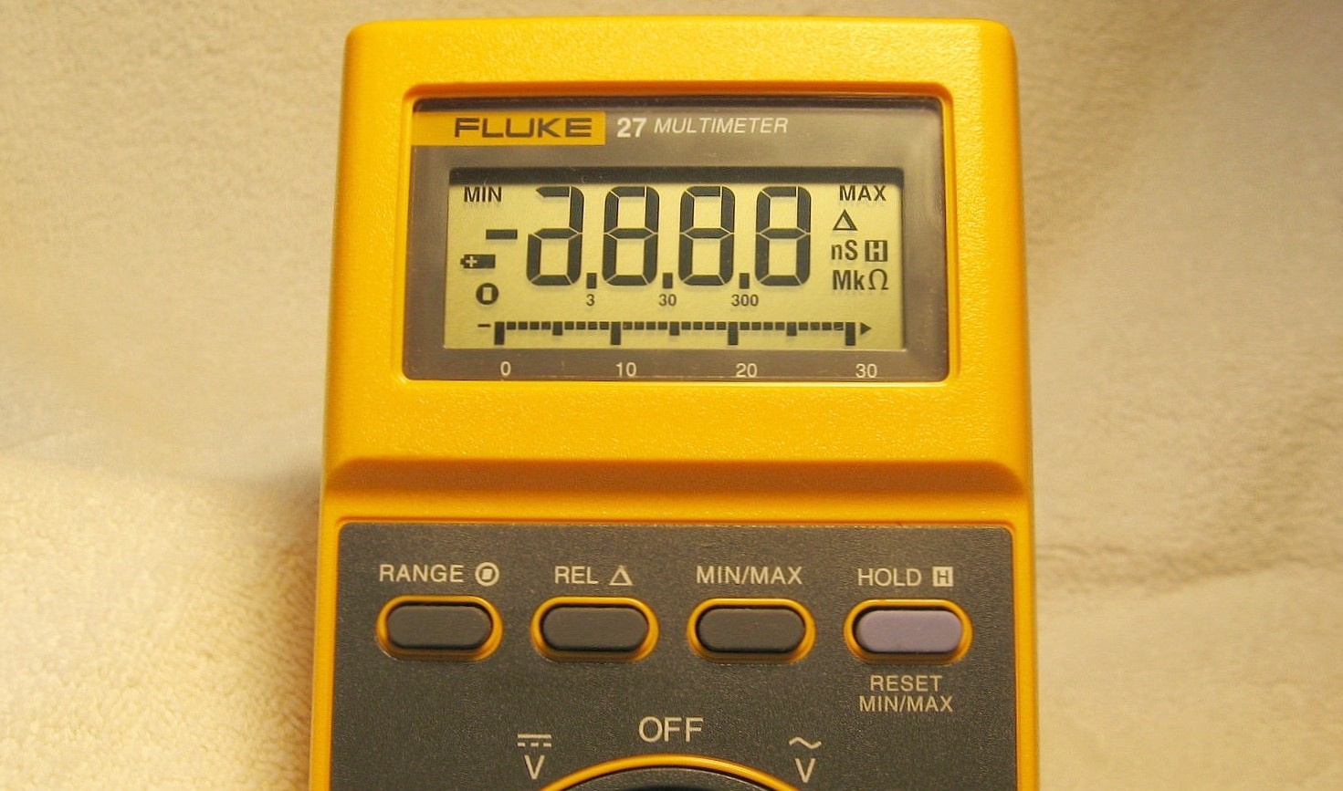 Mi-Spec Fluke 27AN DVM - Waterproff With Lfetime Warranty ( See Label On Back )