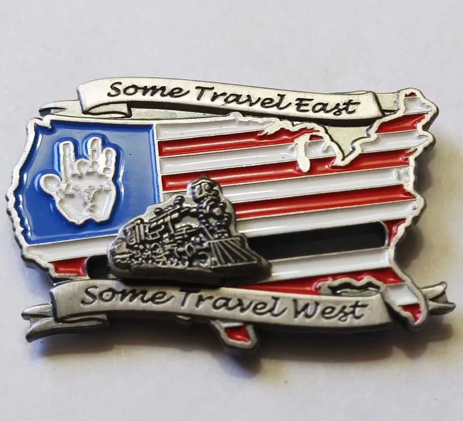 Furthur PIN Vintage 2012 Travel East West SLIDER Grateful Dead Bob Weir Company