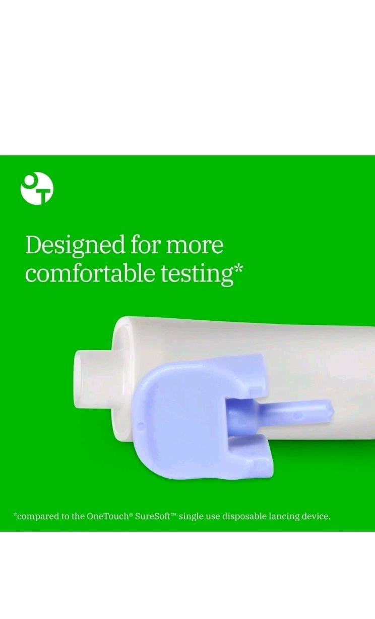 Phillips ONEtouch Delica Safety Single Use lancing devices. 200 Per Box 4/29