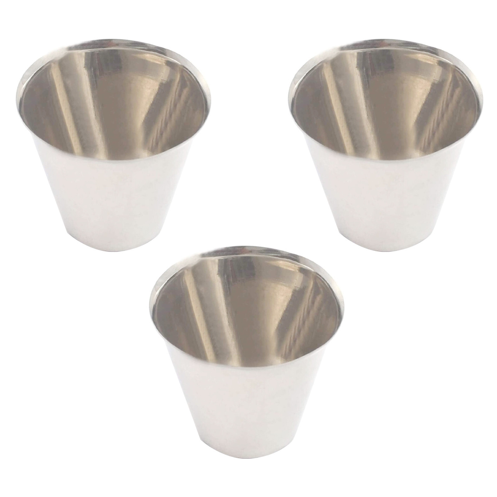 3 Medicine Cup 2"X1-3/4" Stainless Steel Surgical Dental Instruments