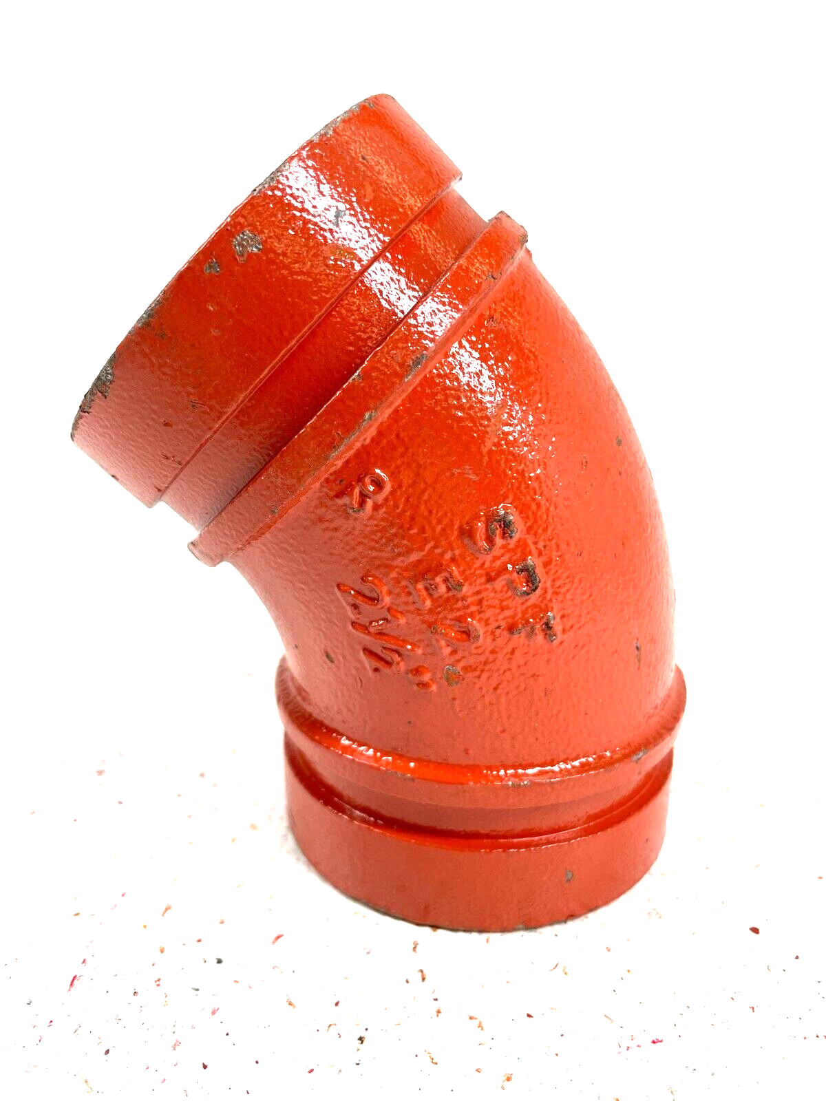 SPF Style E2 45° Elbow 2-1/2" Grooved End IPS Pipe Fitting