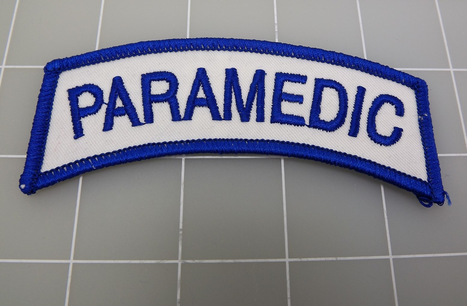 Brand New Iron-on PATCH PARAMEDIC 1 1/2 x 4"