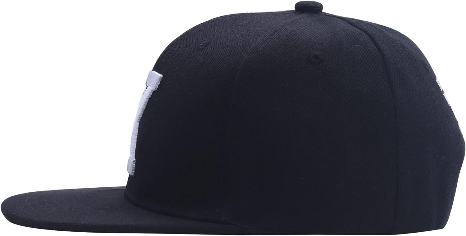 X Hat 3D Embroidered X Logo Snapback Black