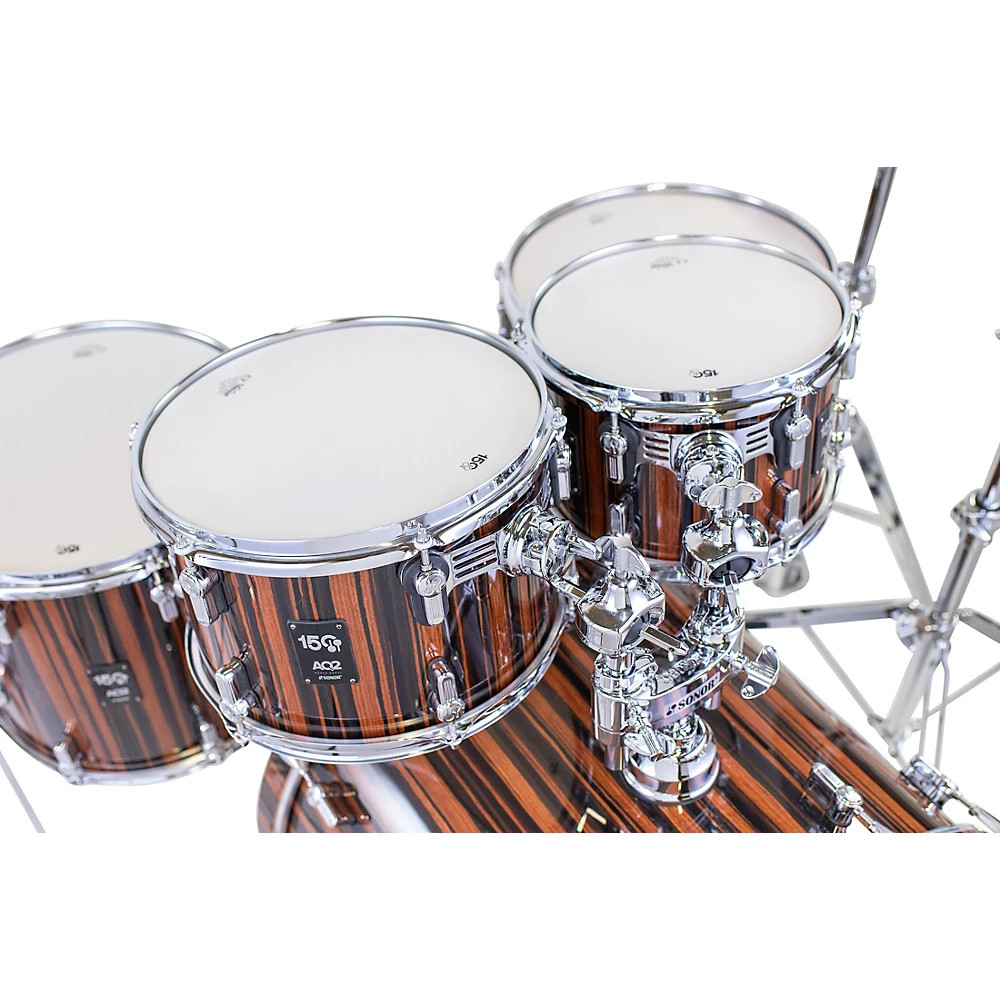 SONOR AQ2 150th Anniversary High-Gloss Ebony Veneer Shell Pack
