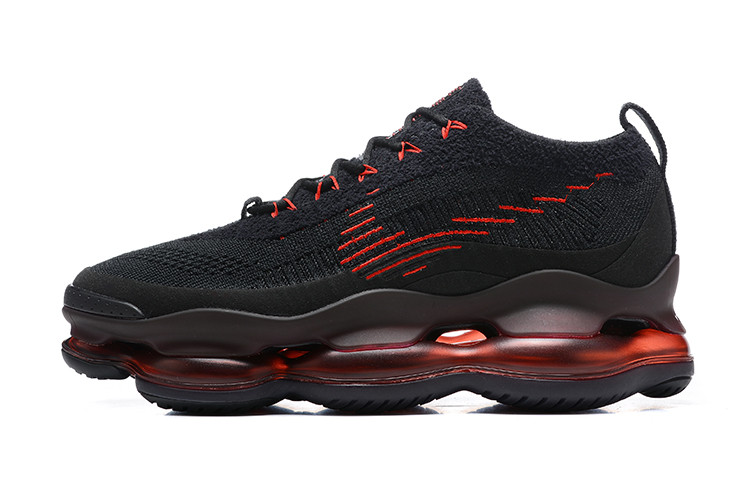 Nike Air Max Scorpion comfortable low-top casual sneakers for men black and red