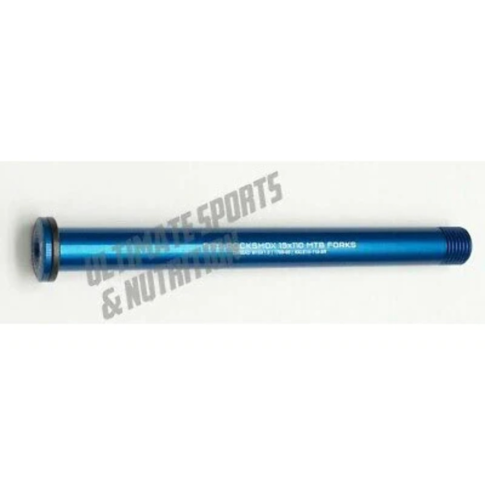 Wolf Tooth Replacement Thru Axle 15x110mm 15 110mm for RockShox Boost Fork Blue