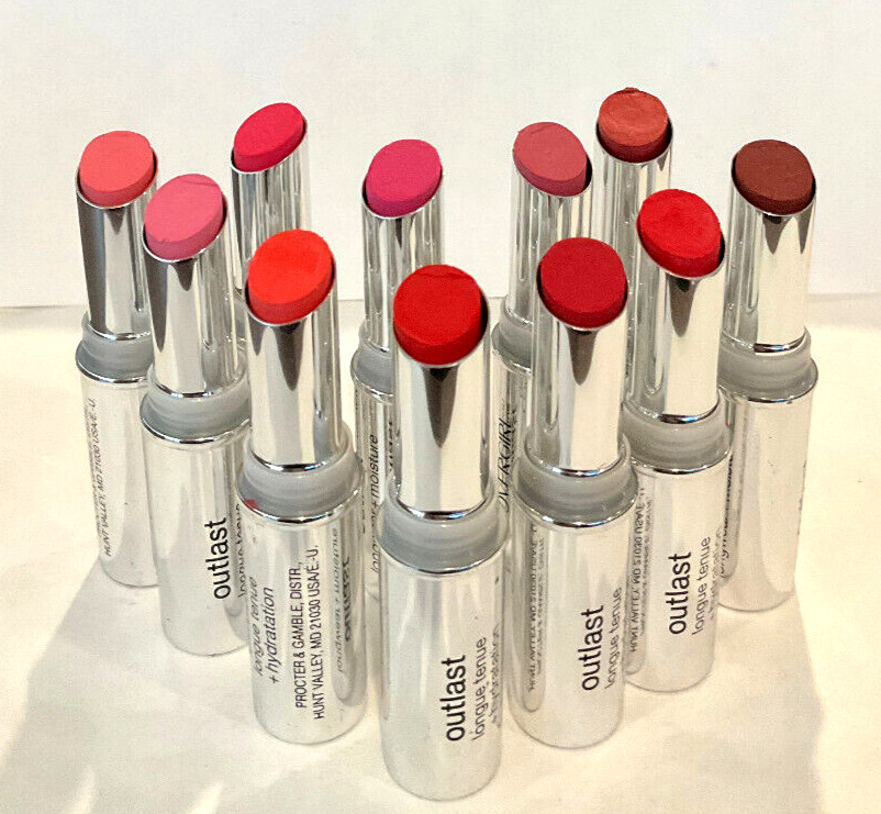 BUY 2, GET 1 FREE CoverGirl Outlast Longwear + Moisture Lipstick *SMUDGED/NICKED