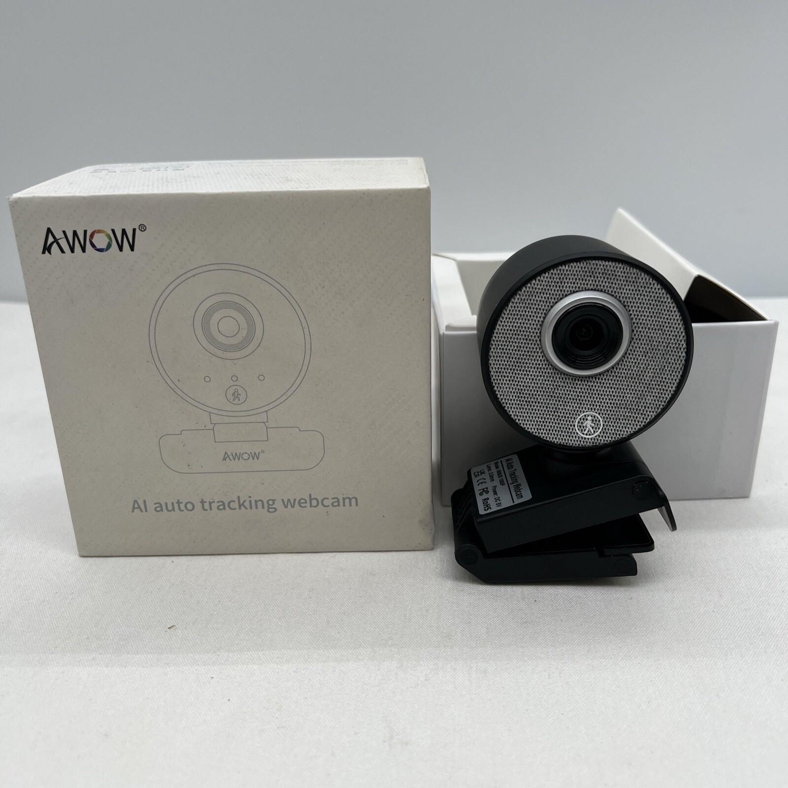Awow AI auto tracking WebCam open box model W66/B 1080 P