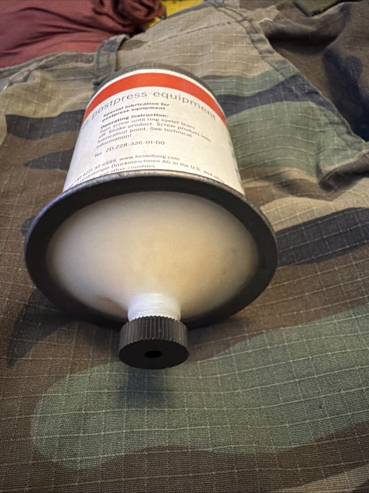 Heidelberg Lubrication Cartridge