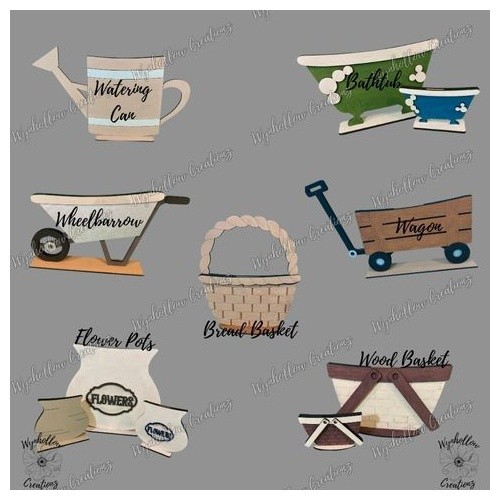Thanksgiving Highland Cow Wood Interchangeable Insert (Small or Large)