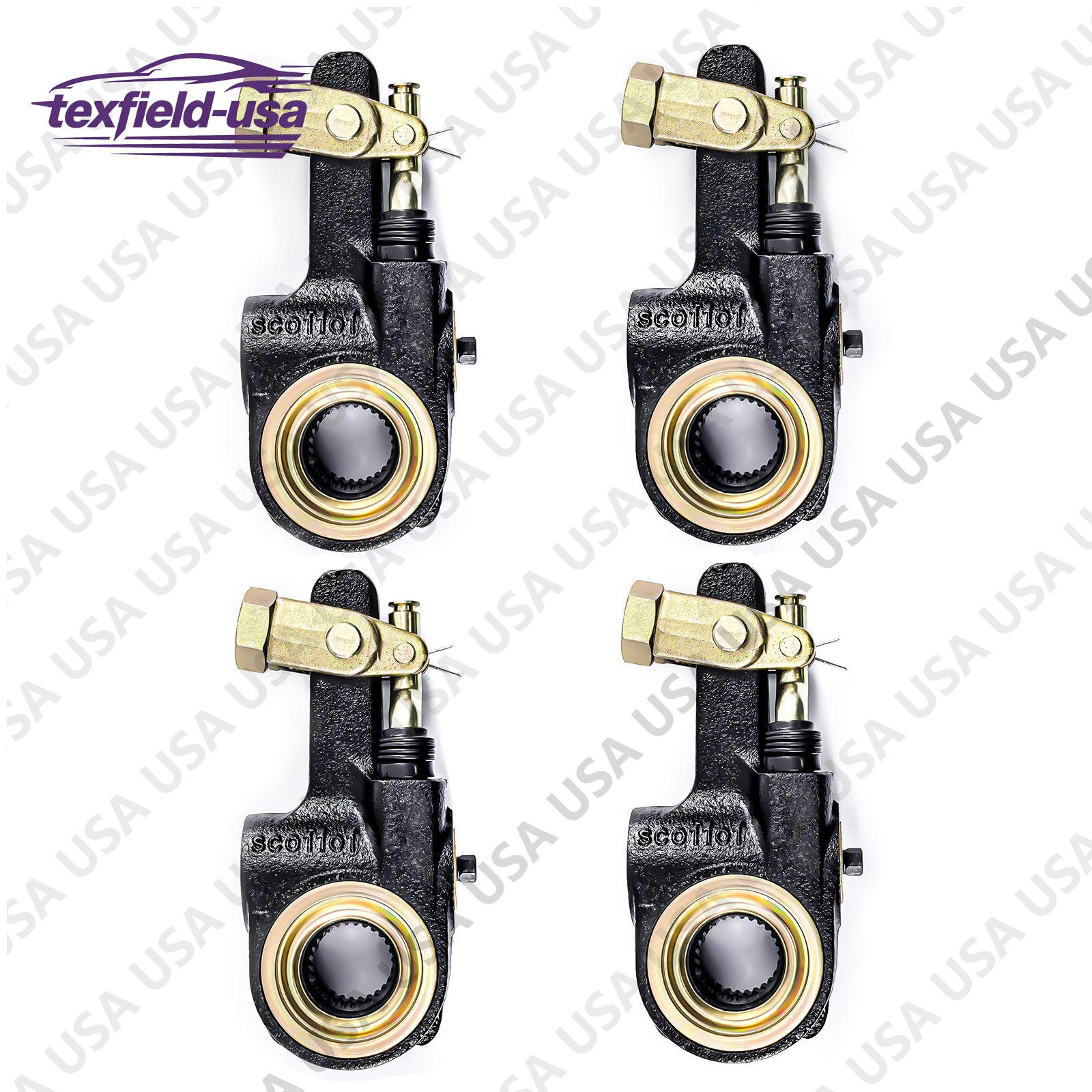 4PCS Auto Slack Adjuster 28 Spline 5.5" Replaces Meritor R801073 E11401 801073