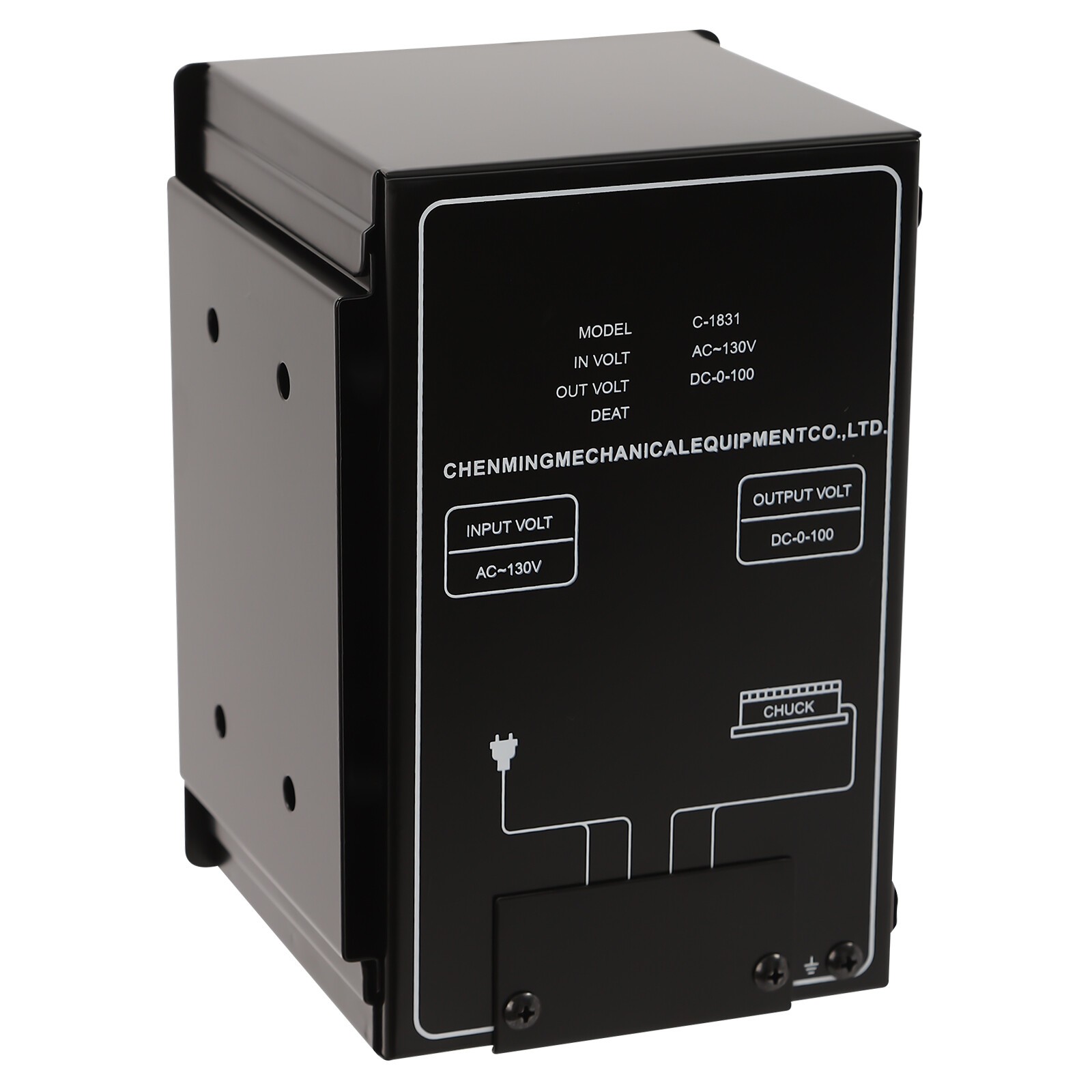 Electro Magnetic Chuck Controller 10A DC 0-100V Adjustable with LED Display 110V