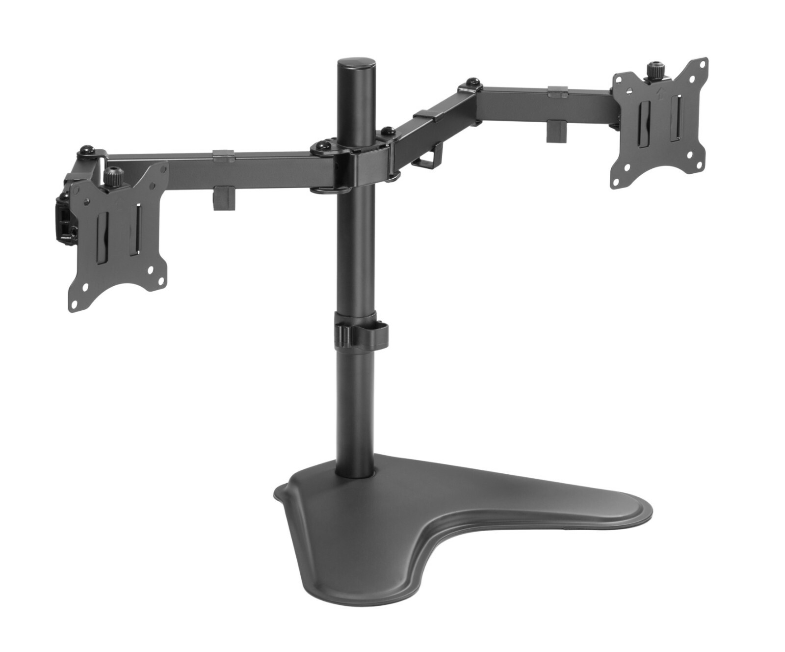 Dual Monitor LED LCD TV Swivel Desk Mount Stand 21 22 23 24 26 27 28 29 30 32"