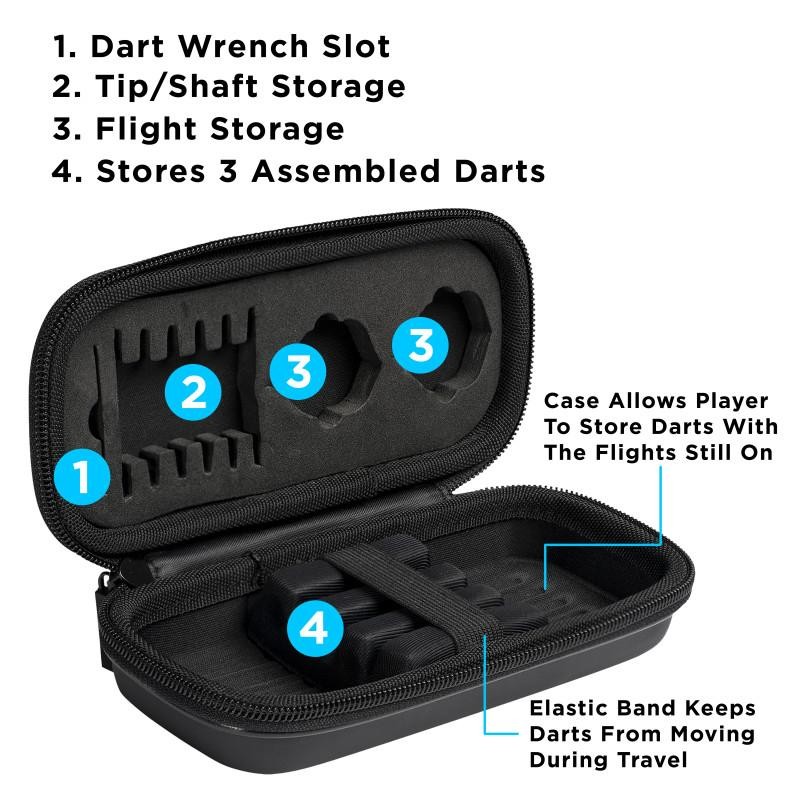Viper Astro Tungsten Soft Tip Darts Red Rings 18 Grams