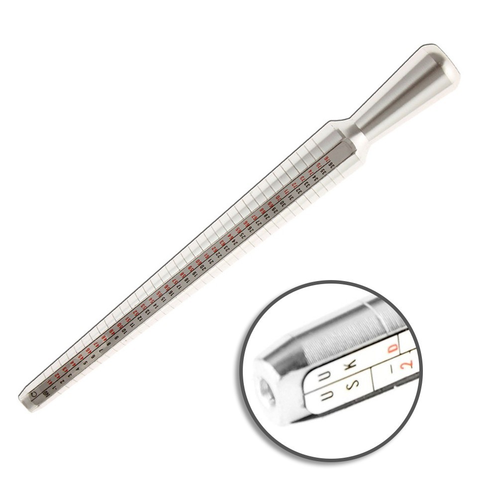 Jewelry Making Ring Mandrel Aluminum Alloy Solid Construction Hammerable