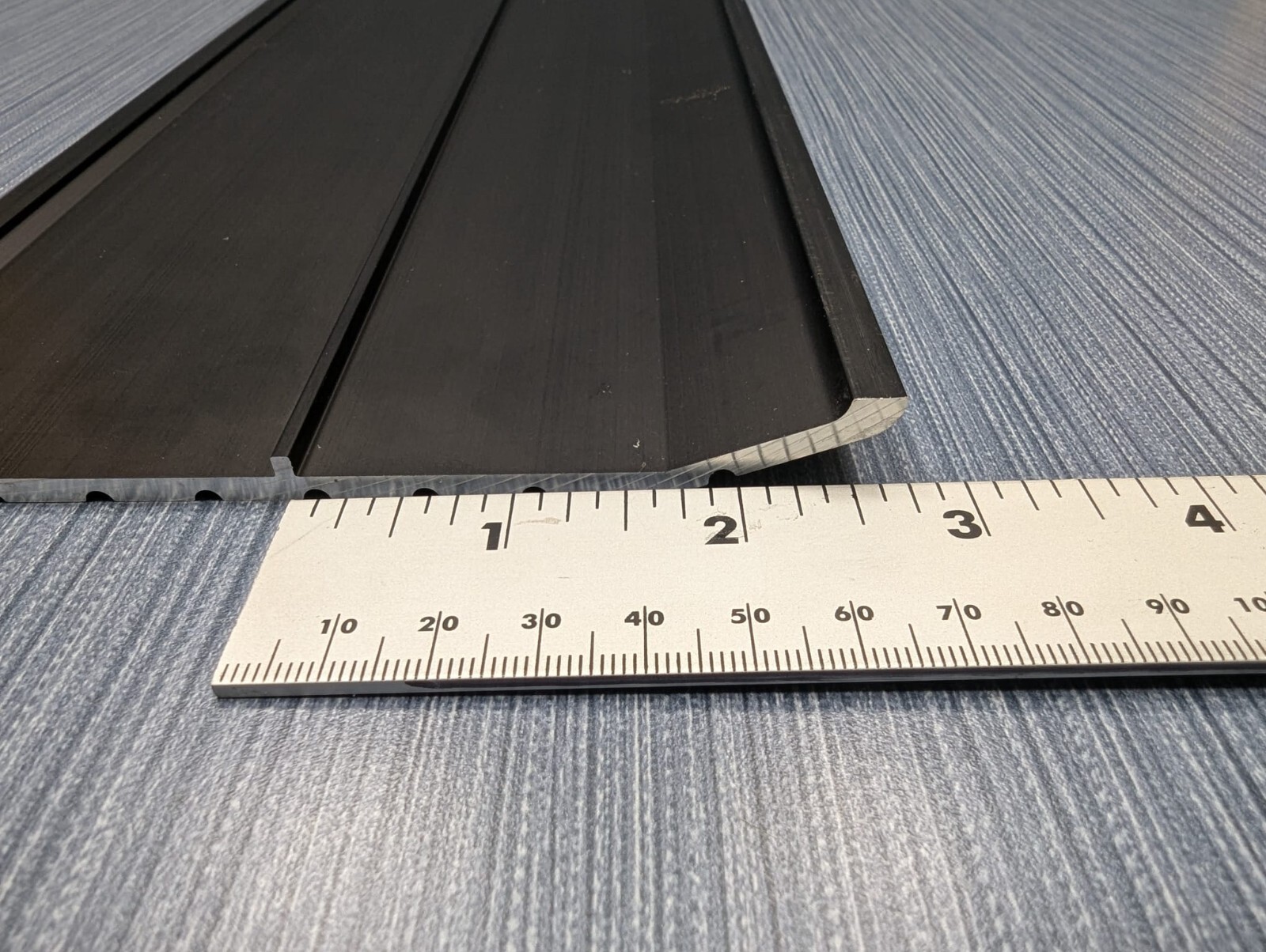 1/4" Offset Threshold 102BK-NH-36" Black Anodized Aluminium Zero Allegion