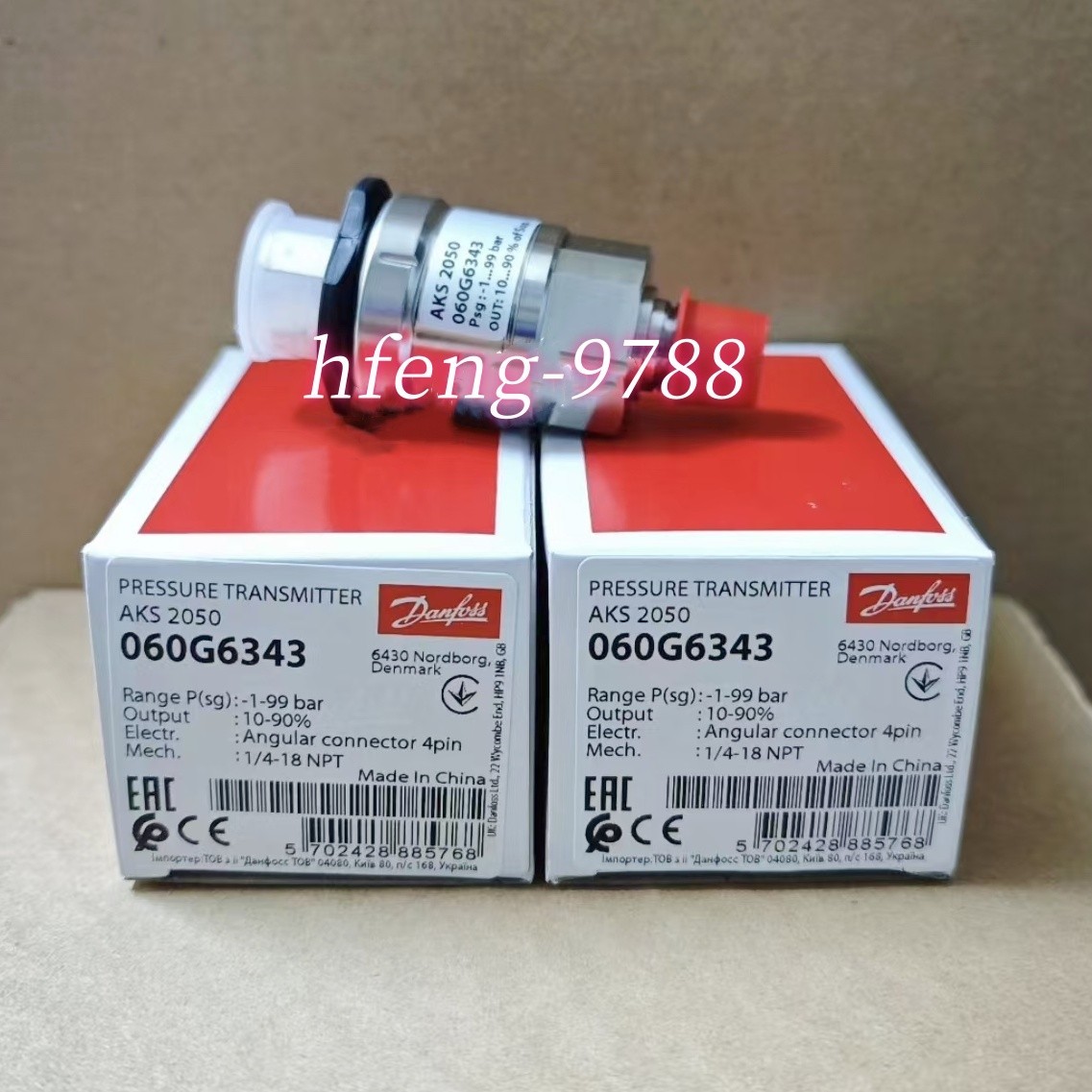 1PC Danfoss AKS2050 060G6343 pressure transmitter