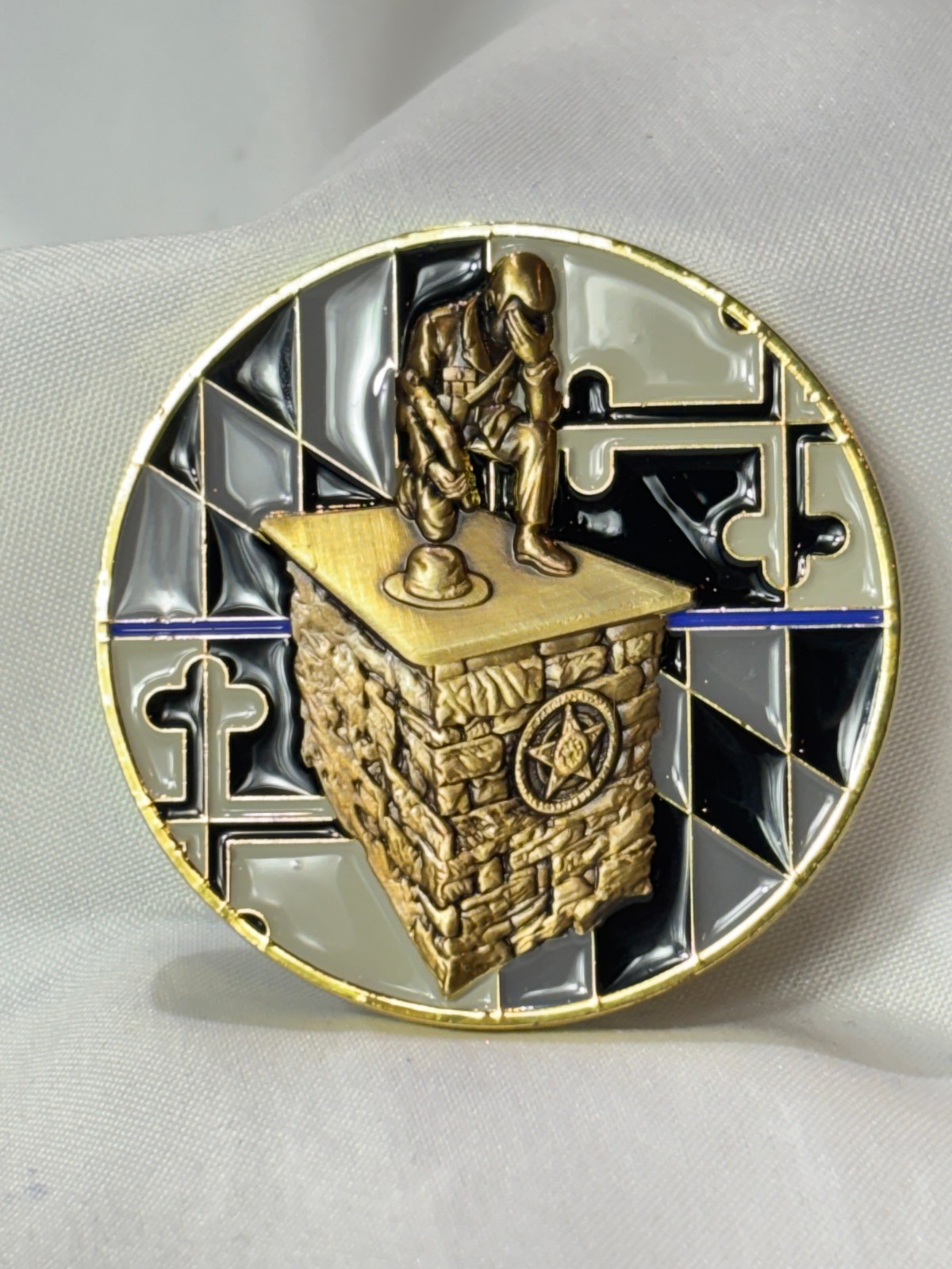 Prince George's County Police Challenge Coin Fraternal Order Of Police Lodge 112