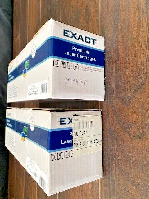 New Replaces OKI Cyan & Yellow C6100 C6150 C5550n