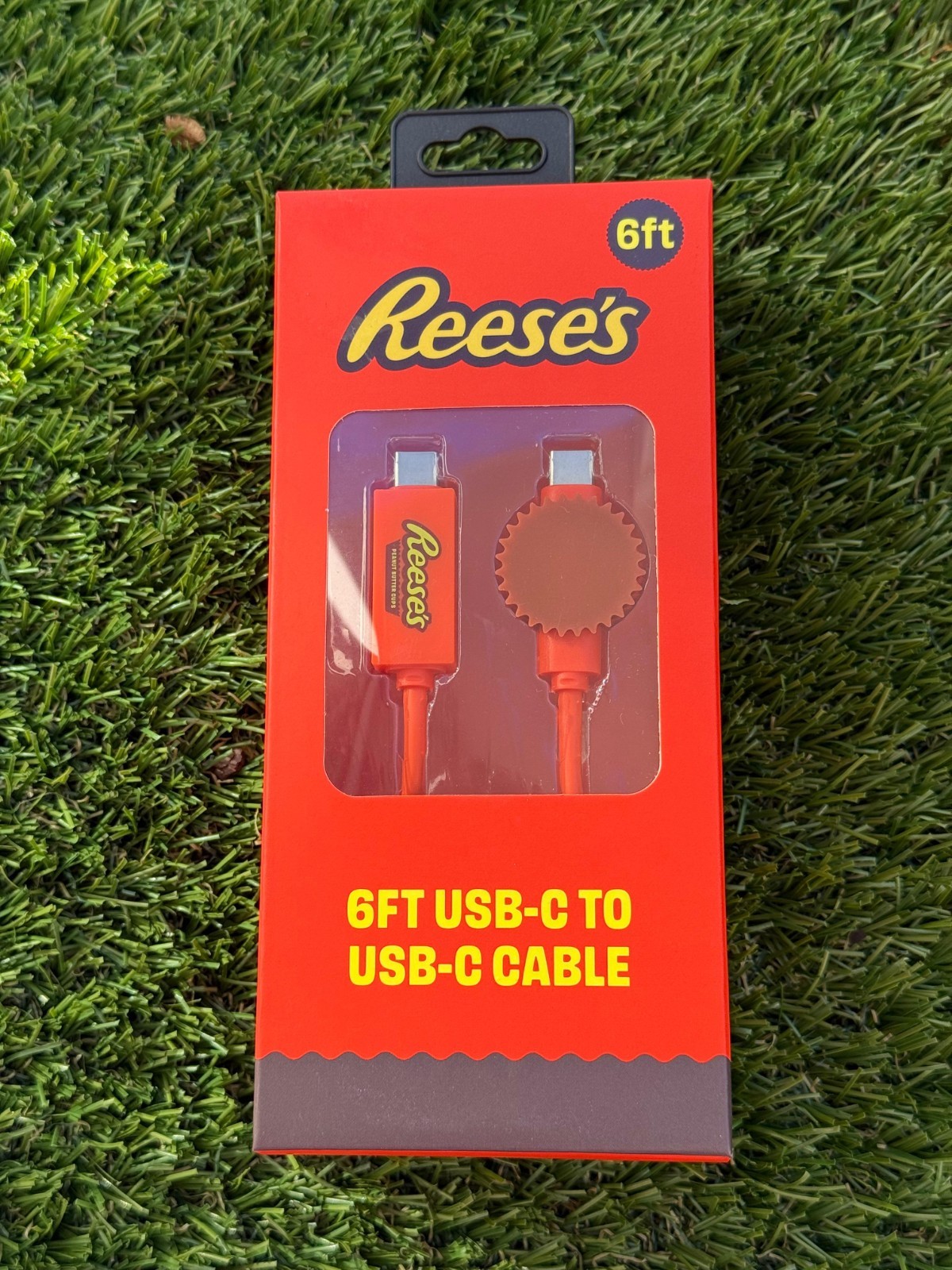 REESE'S 6 Ft USB C to USB C Charging Cable : Hershey Official License Product