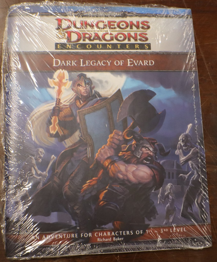WotC D&D 4e Dark Legacy of Evard NEW SEALED