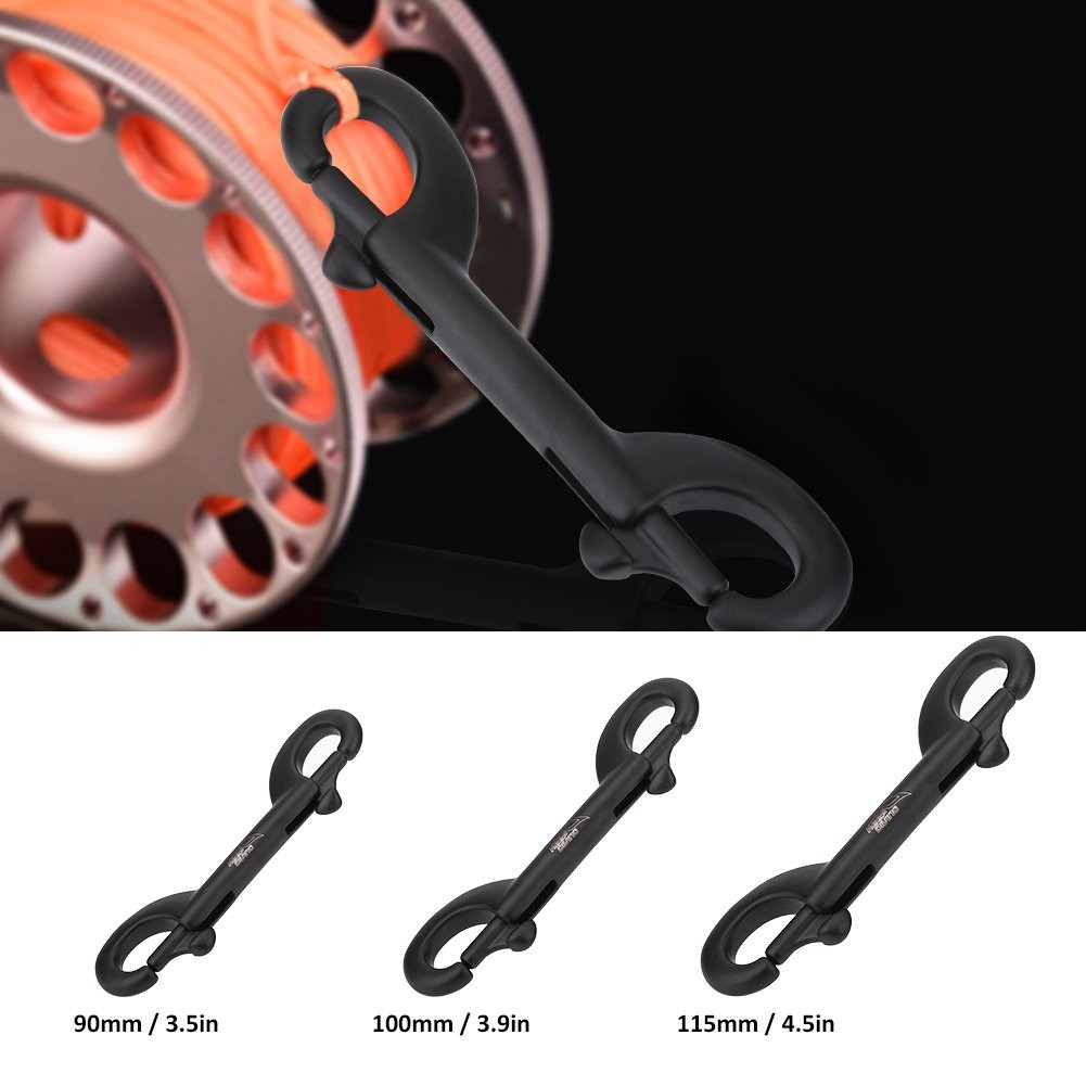 Buckle,Double Ended Snap Hook, Stainless Steel Diving Hook Double Ended Clip ...