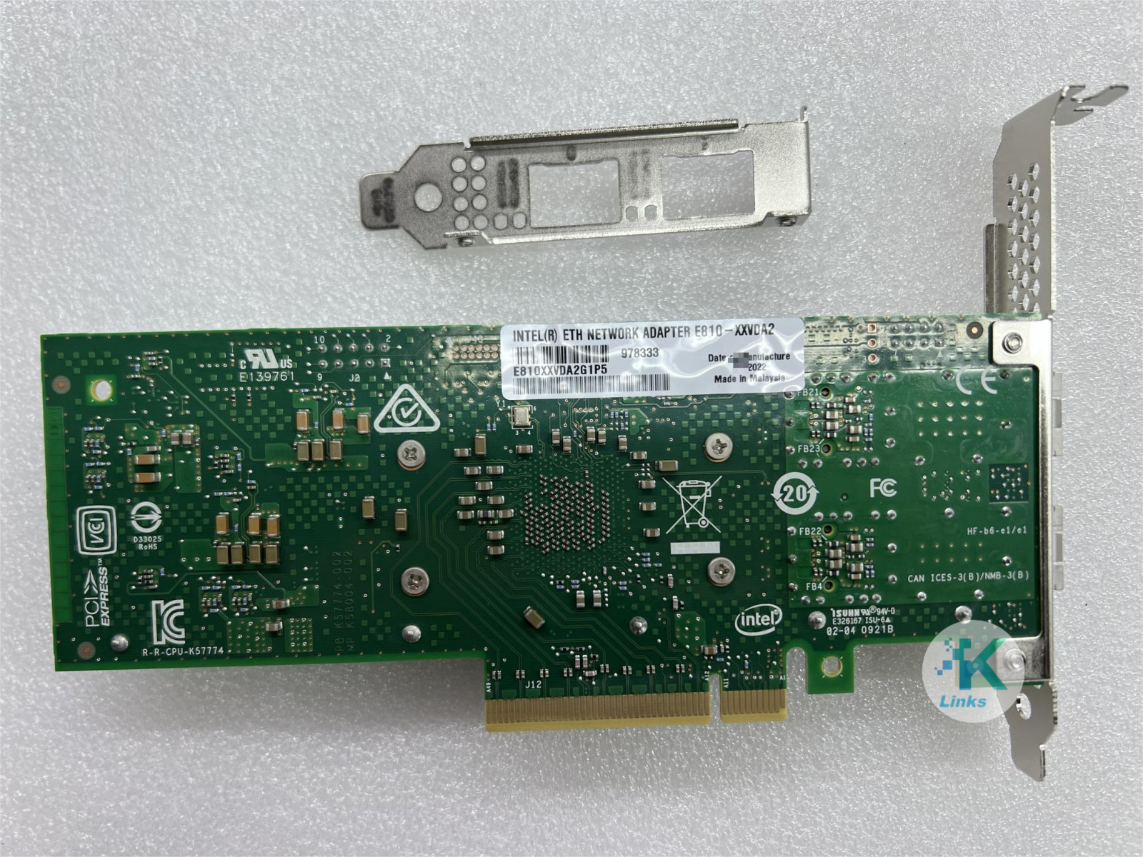 Intel E810-XXVDA2 25G PCI-e4.0x8 SFP28 E810XXVDA2 Ethernet Network Adapter E810