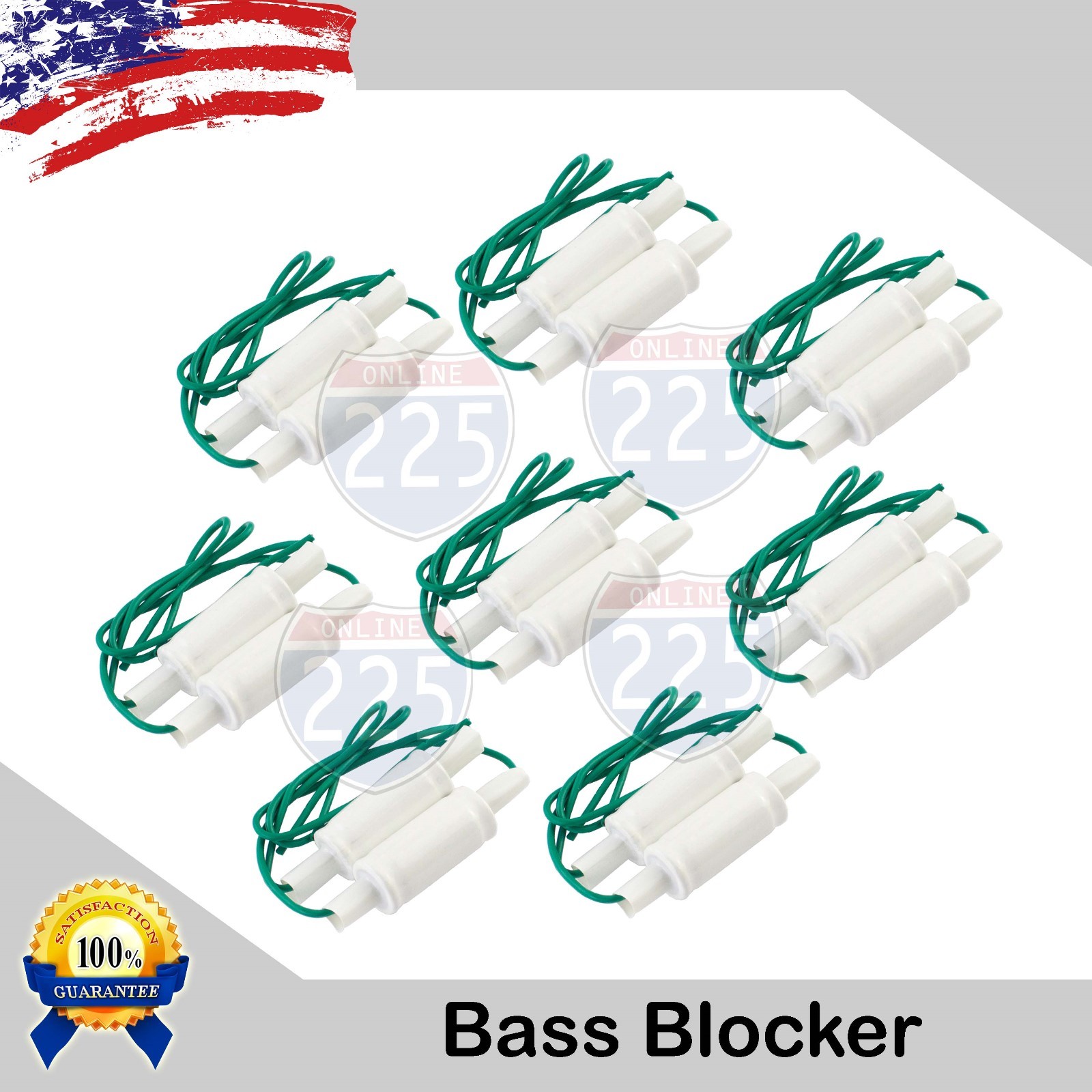 8 Pair 10% Bass Blocker Capacitor 199 uF 100 Volts 200 Hertz 4 Ohm Non-Polar Cap