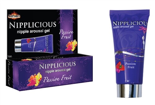 Nipplicious Nipple Arousal Gel Cream 1oz Passion Fruit Tingly Edible Pleasure