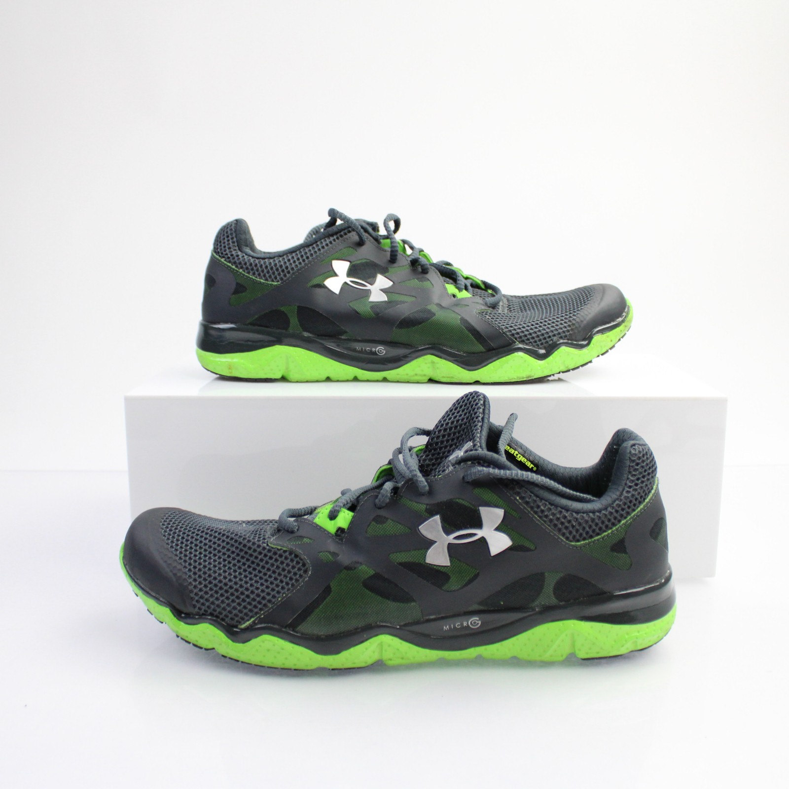 Under Armour Cross Training Shoes Men's Dark Gray Used 13