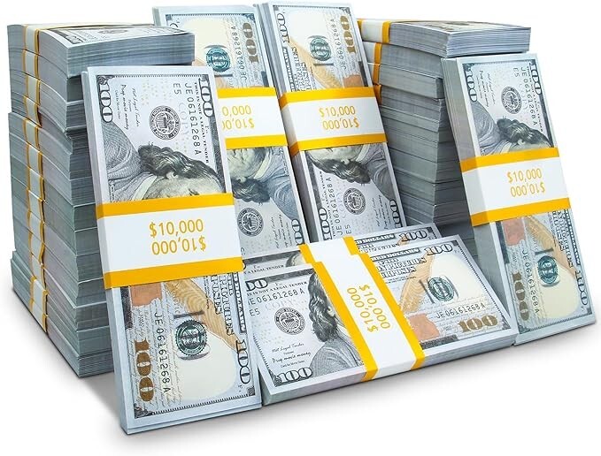 200 pcs movie prop toy money play fake bills for video, Learning Education Toys